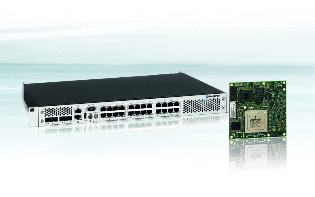 Robuster Ethernet Switch und Core-Module mit PTP-Support