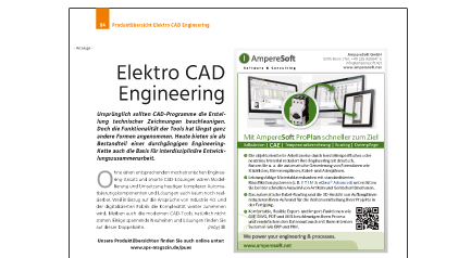 Produktübersicht Elektro CAD Engineering