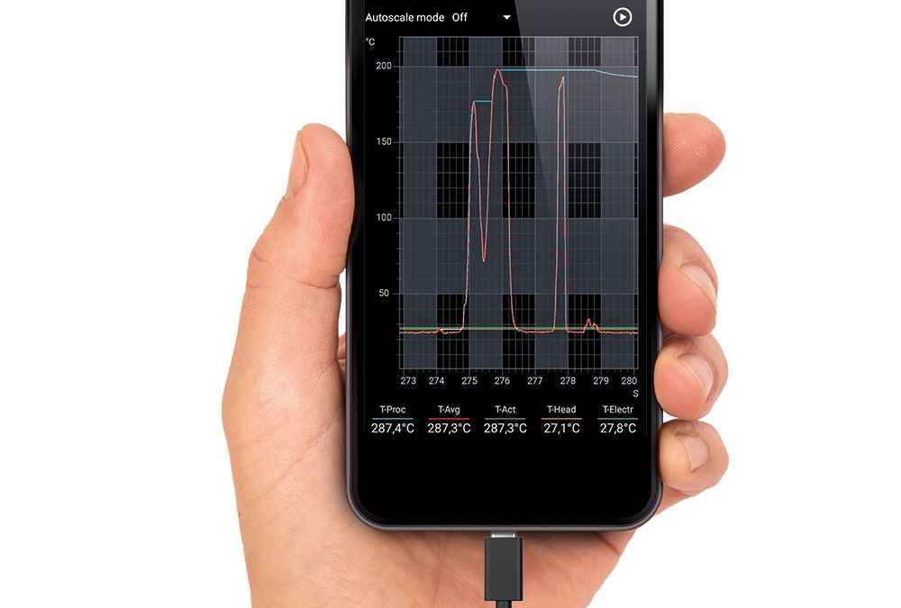 Smartphone App für IR-Pyrometer