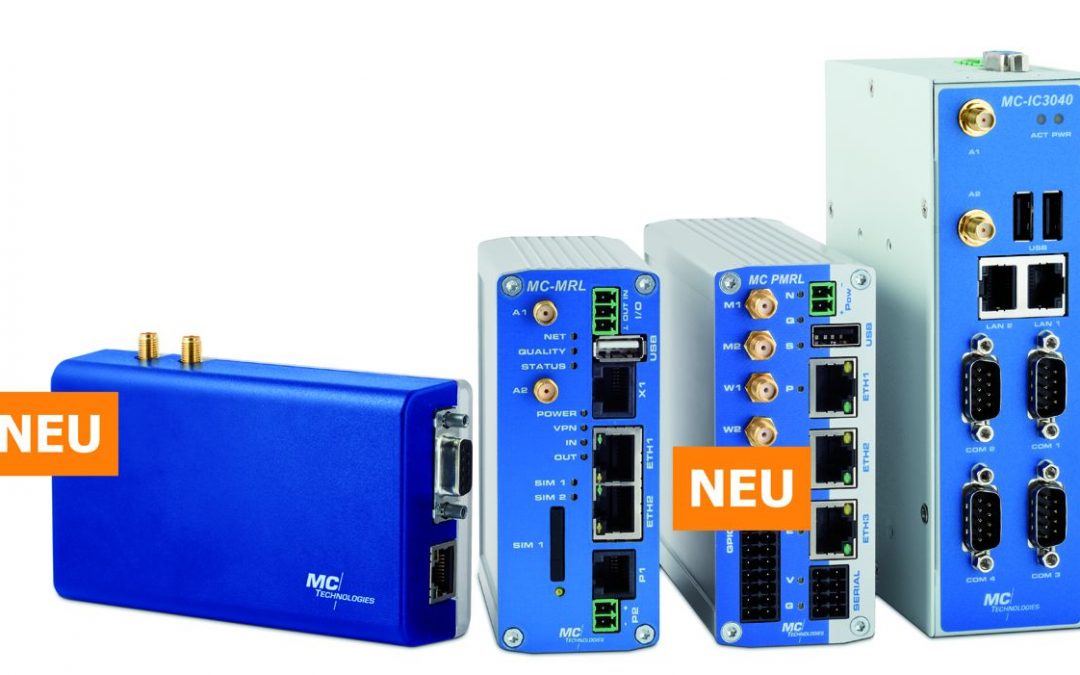 Erweiterte Produktpalette zur industriellen  Ethernet-Kommunikation über Mobilfunk