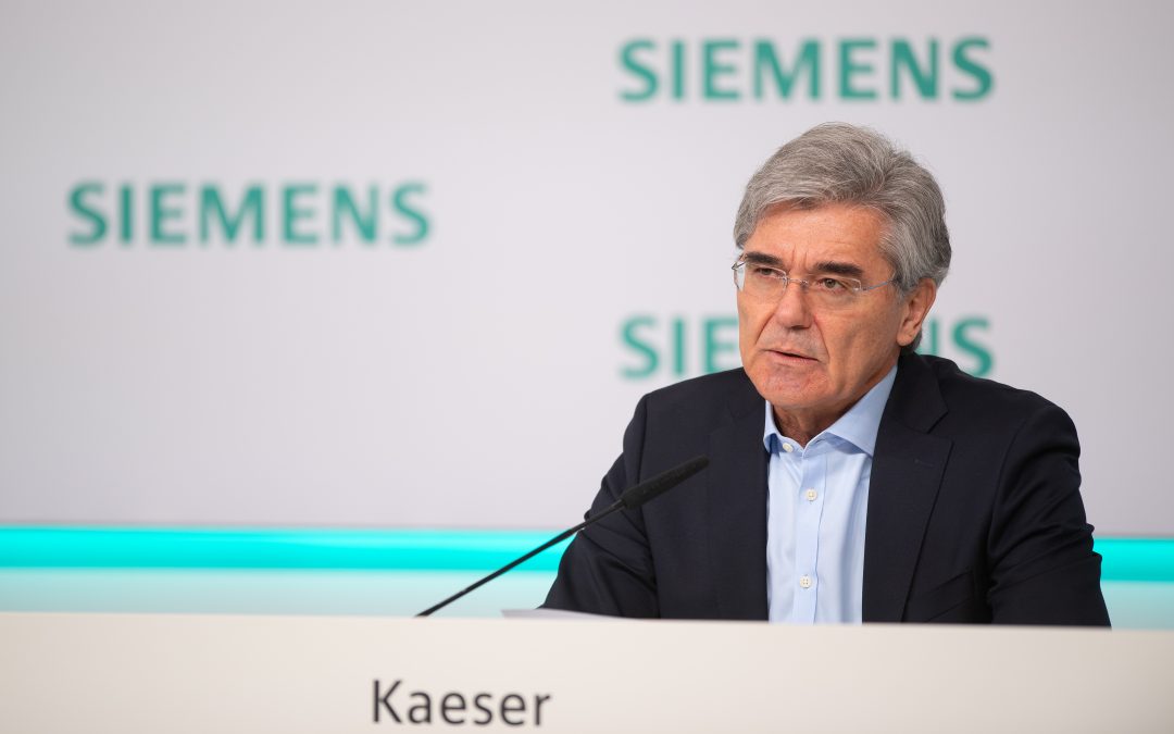 Siemens mit 
leichten Umsatzeinbußen
