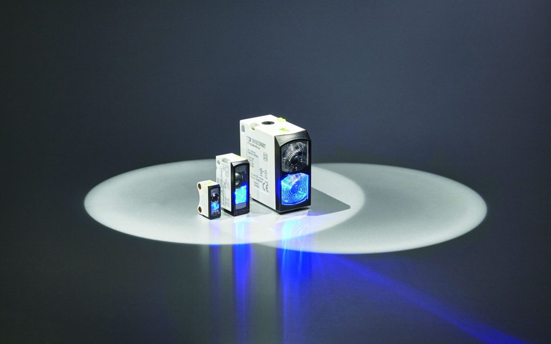 Miniatur-Lichttaster mit blauer LED