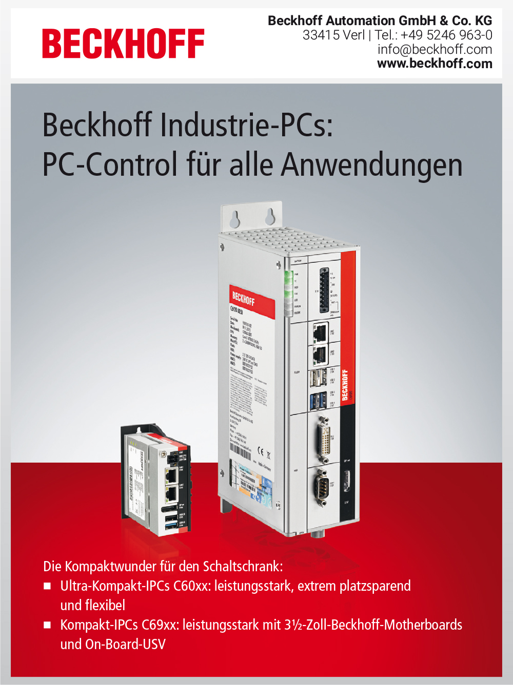 Produktübersicht – Beckhoff Automation GmbH & Co. KG