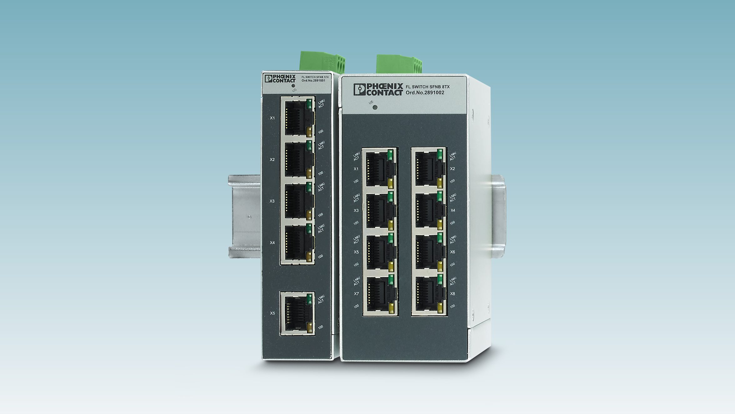 Neue Unmanaged Switches für Profinet und Ethernet/IP