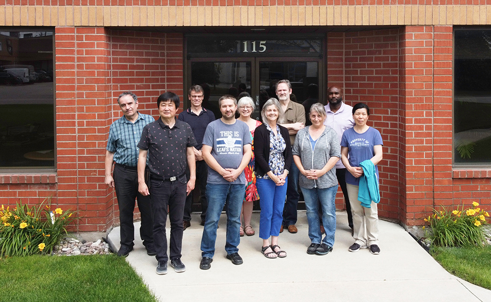 Das Team von Klippon Engineering in Markham, Ontario, bisher Emphatec.
