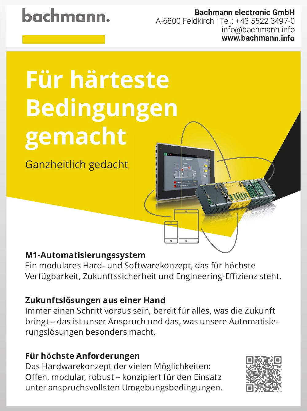 Produktübersicht – Bachmann electronic GmbH