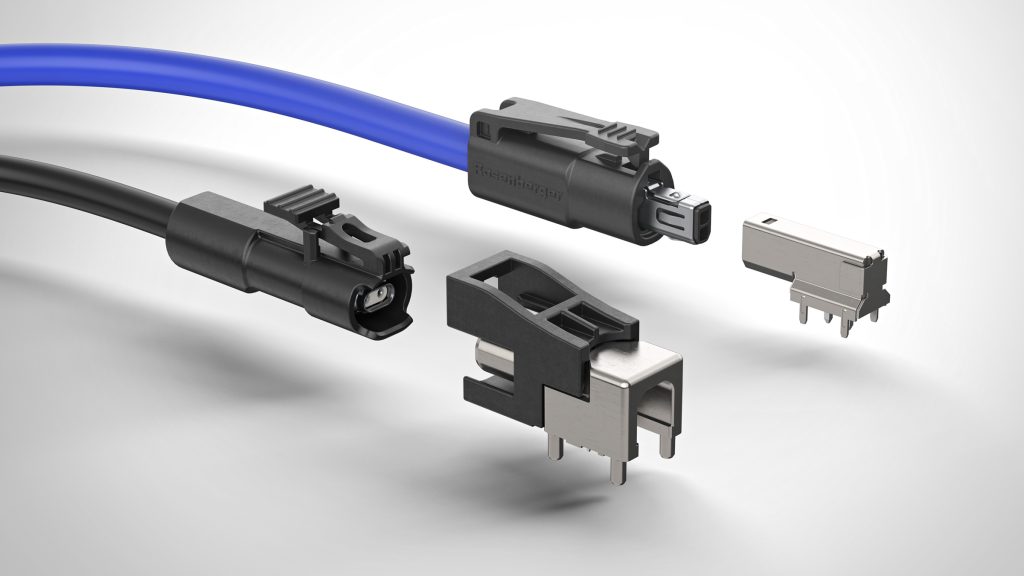  Rosenberger unterstützt zukünftige Automatisierungslösungen für Industrial-Ethernet-Anwendungen durch zwei Steckverbinderserien.