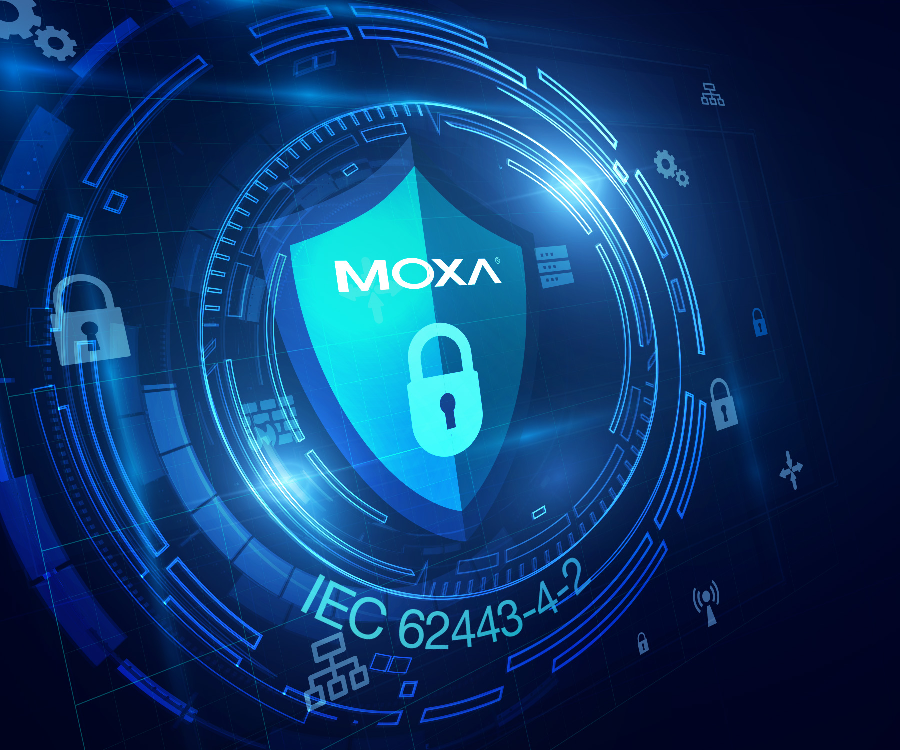 Moxa erfüllt Sicherheitsanforderungen
