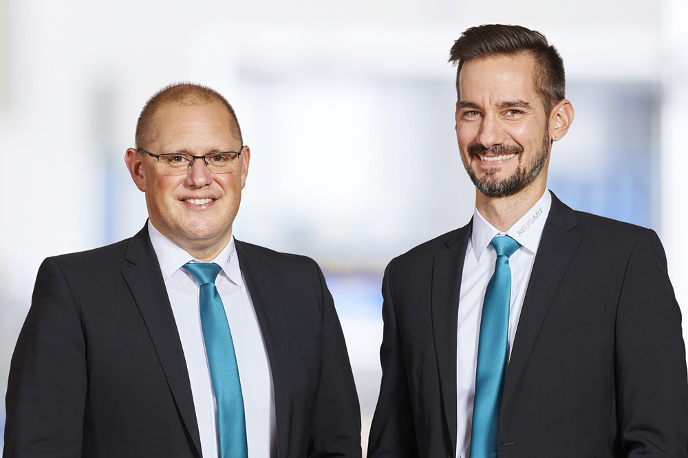 Personelle Neubesetzungen im Neugart-Management: Matthias Herr (rechts), bisher Geschäftsleiter Business Development, wurde zum dritten Geschäftsführer berufen. Seine bisherige Position übernimmt Swen Herrmann, zuletzt Vertriebsleiter.