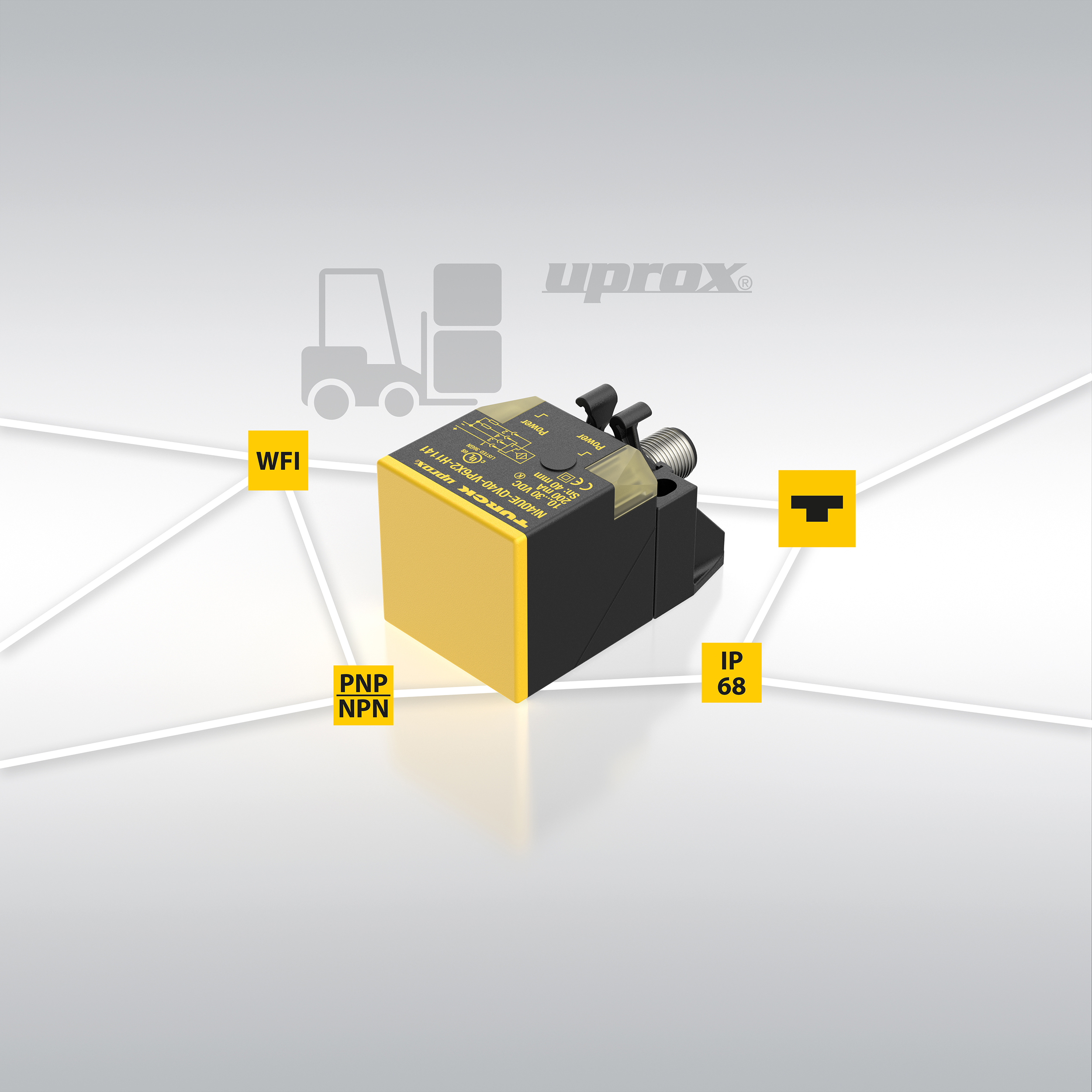 Faktor-1-Sensor für Logistikapplikationen