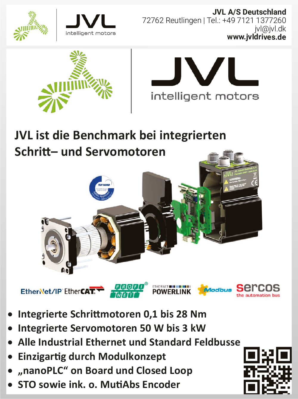 Produktübersicht – JVL Deutschland