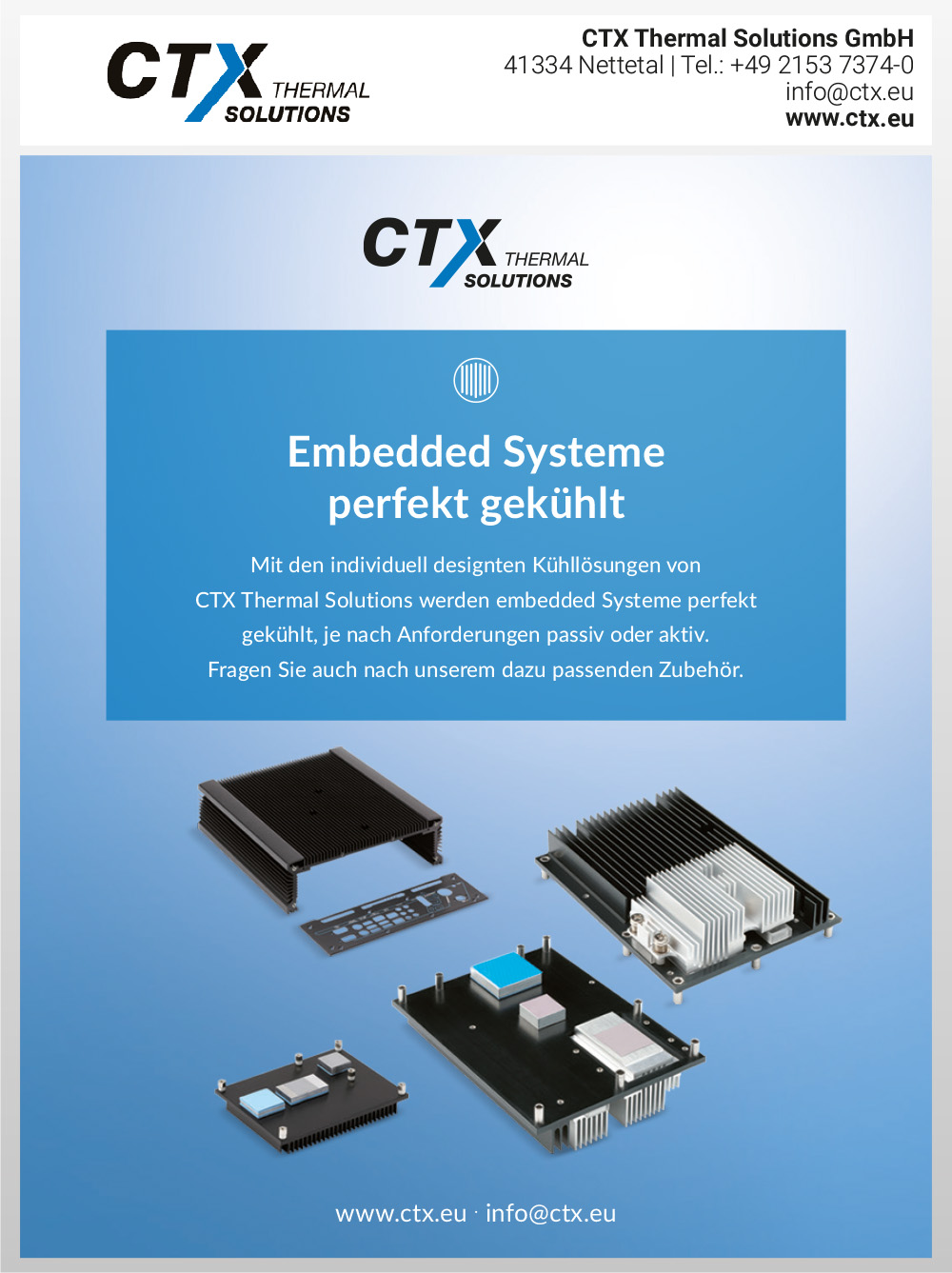 Produktübersicht – CTX Thermal Solutions GmbH