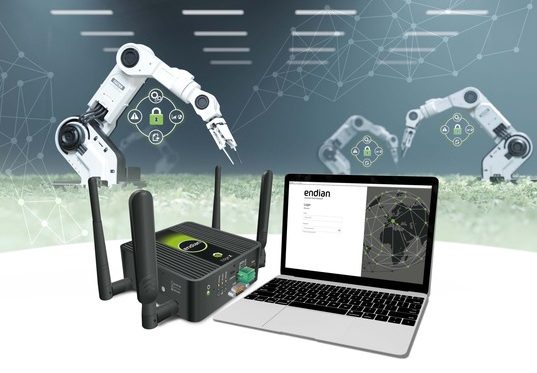  Die Endian Secure Digital Platform sichert Maschinen und Anlagen und kann somit ein ganzheitliches Security-Konzept unterstützen.
