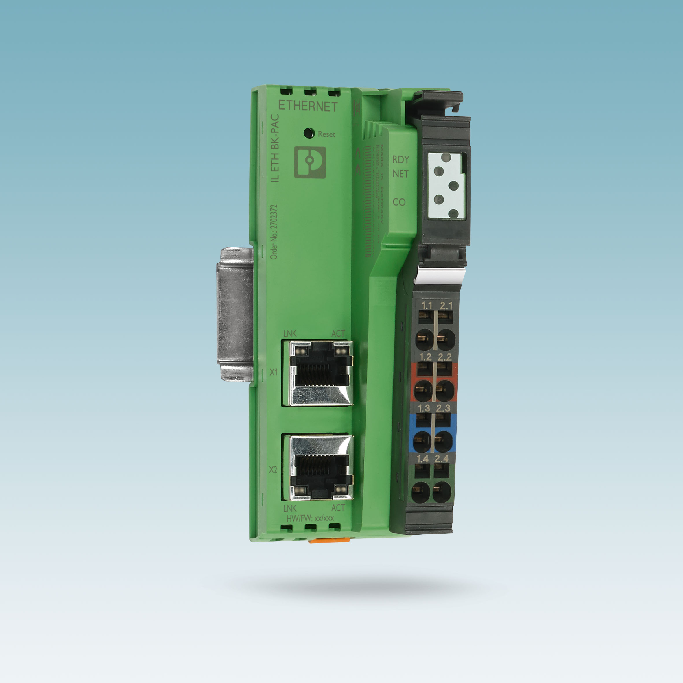 IP20-Buskoppler für Ethernet
