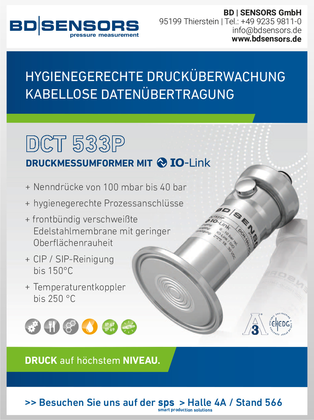 Produktübersicht – BD Sensors GmbH