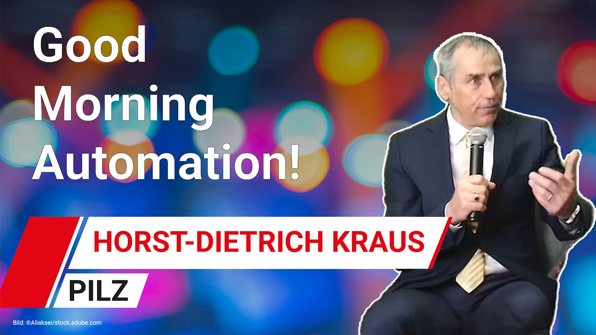 Horst Dietrich Kraus, Leiter Marketing und Kommunikation bei Pilz
