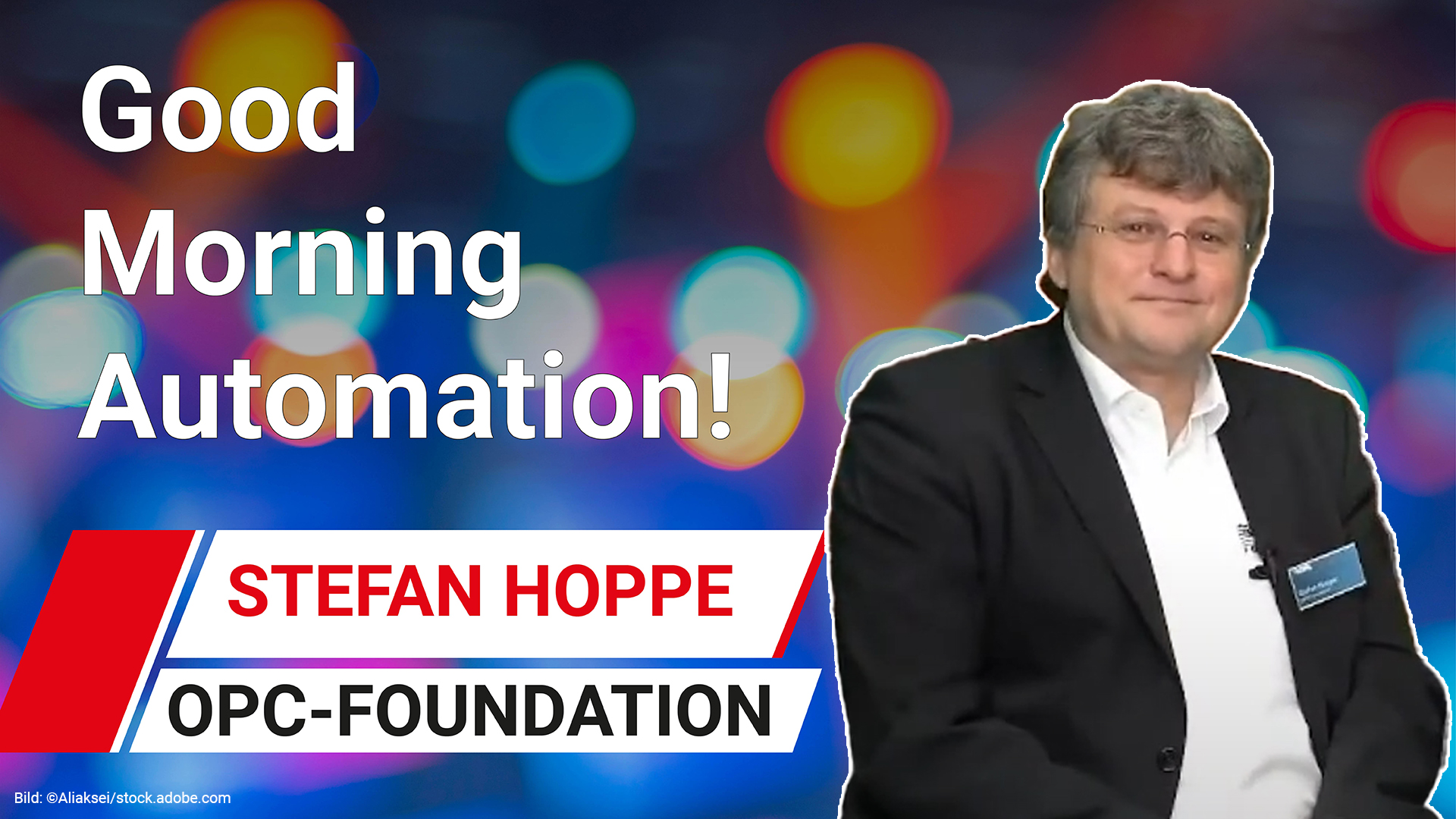 Stefan Hoppe dem Präsidenten der OPC Foundation