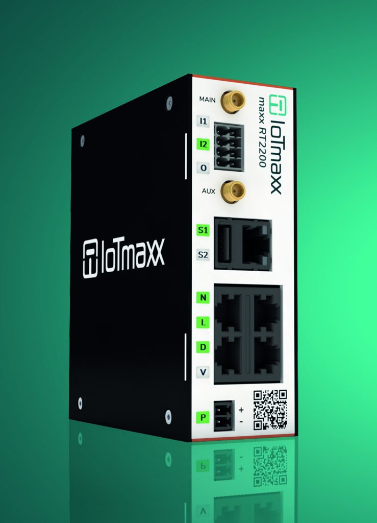 Der Industrie-Router Maxx RT2200 ist jetzt auch über LAN/WAN nutzbar und ab Lager verfügbar.