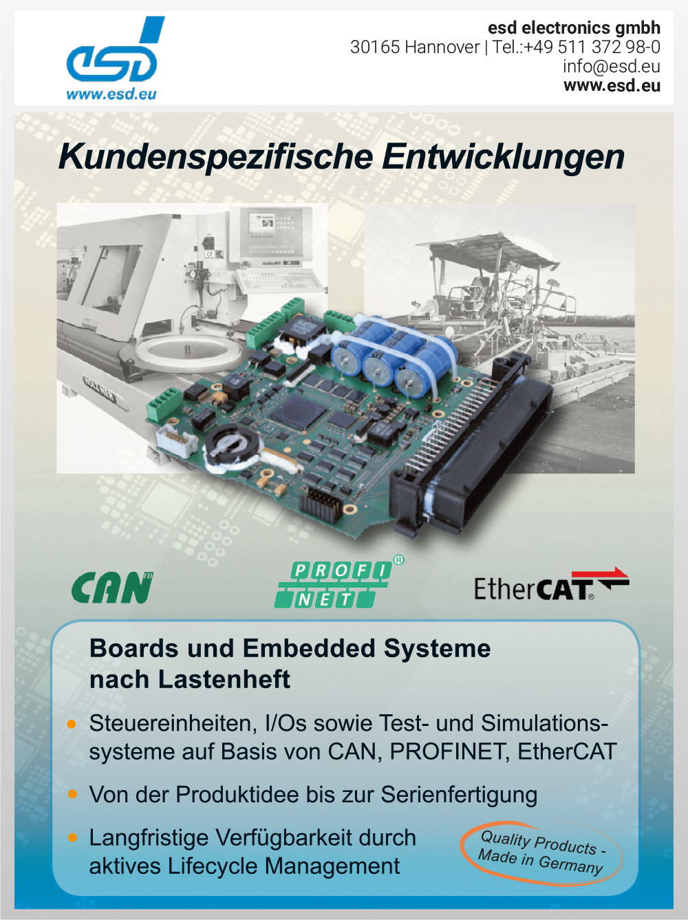 Produktübersicht – esd electronics GmbH