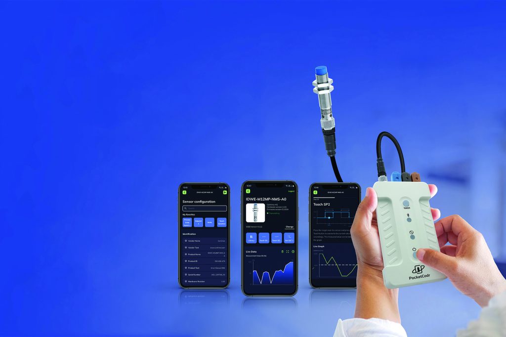  Mit dem PocketCodr lassen sich smarte Sensoren ohne IT-Kenntnisse schnell und einfach konfigurieren.