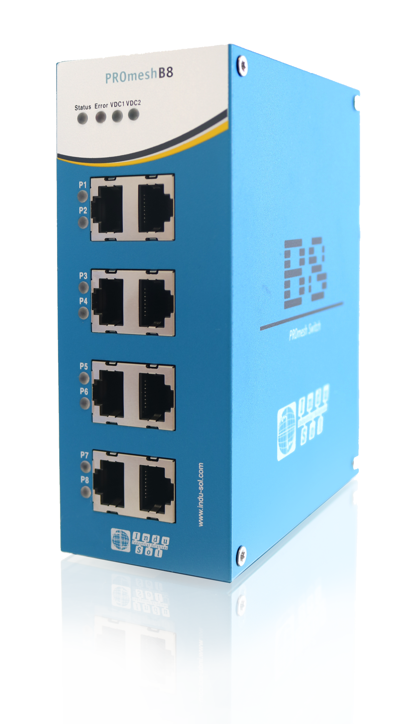 Sicherer Industrie-Switch mit Profinet und Ethernet/IP
