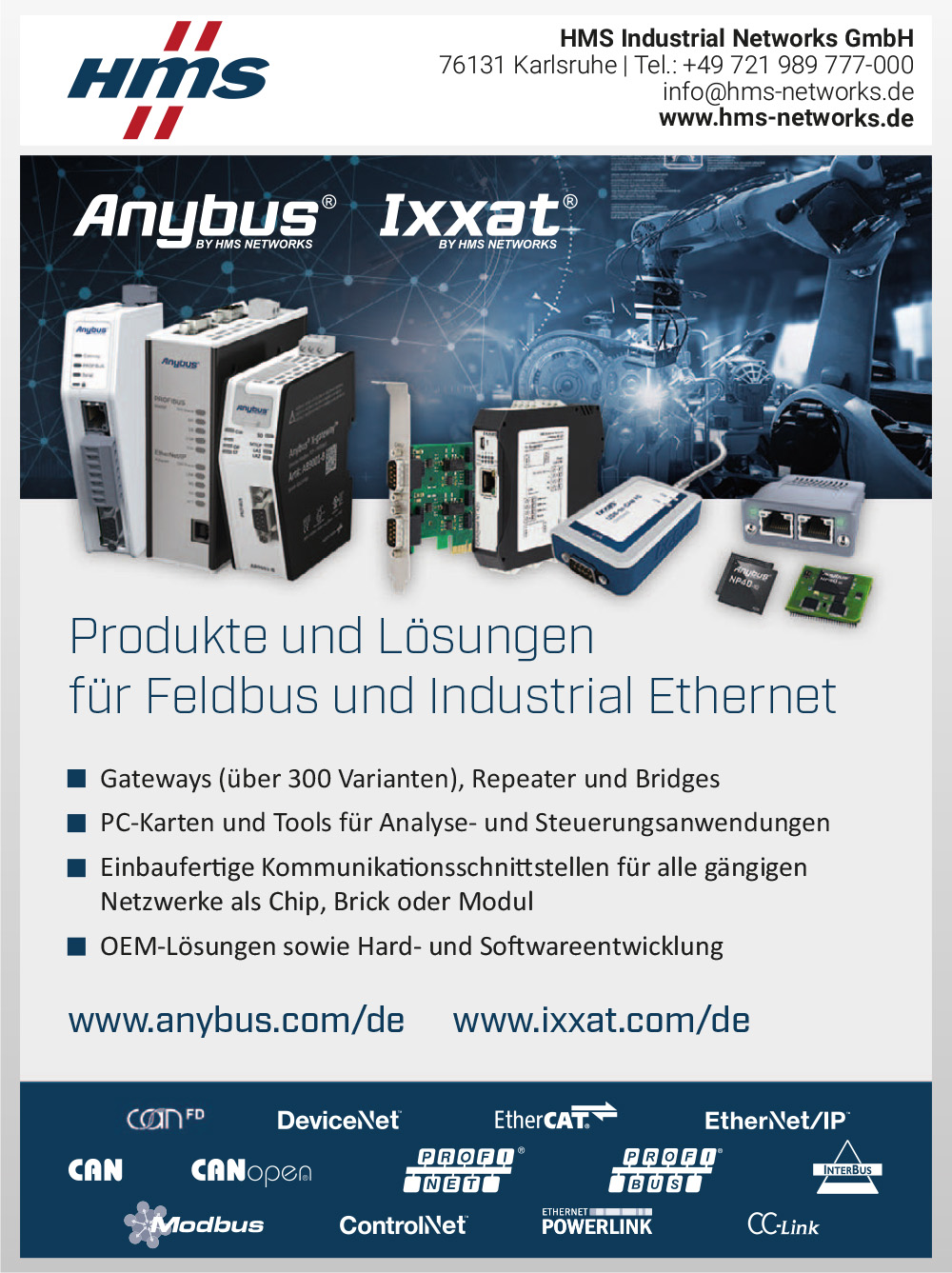Produktübersicht – HMS Industrial Networks GmbH