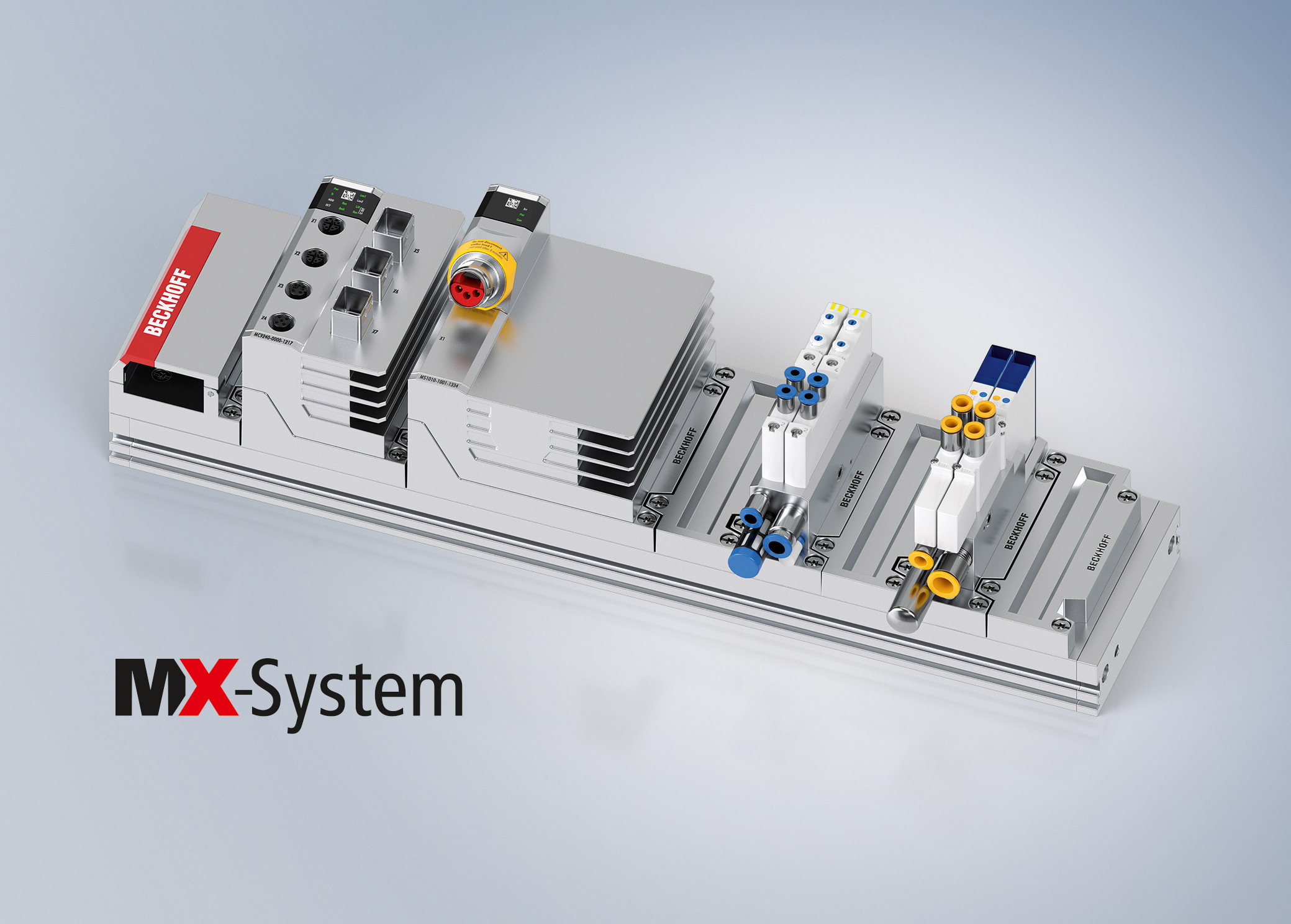MX-System integriert Pneumatik-Ventile
