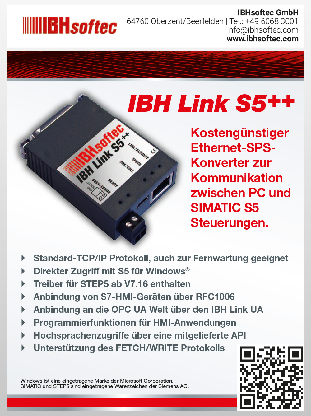 Produktübersicht – IBHsoftec GmbH
