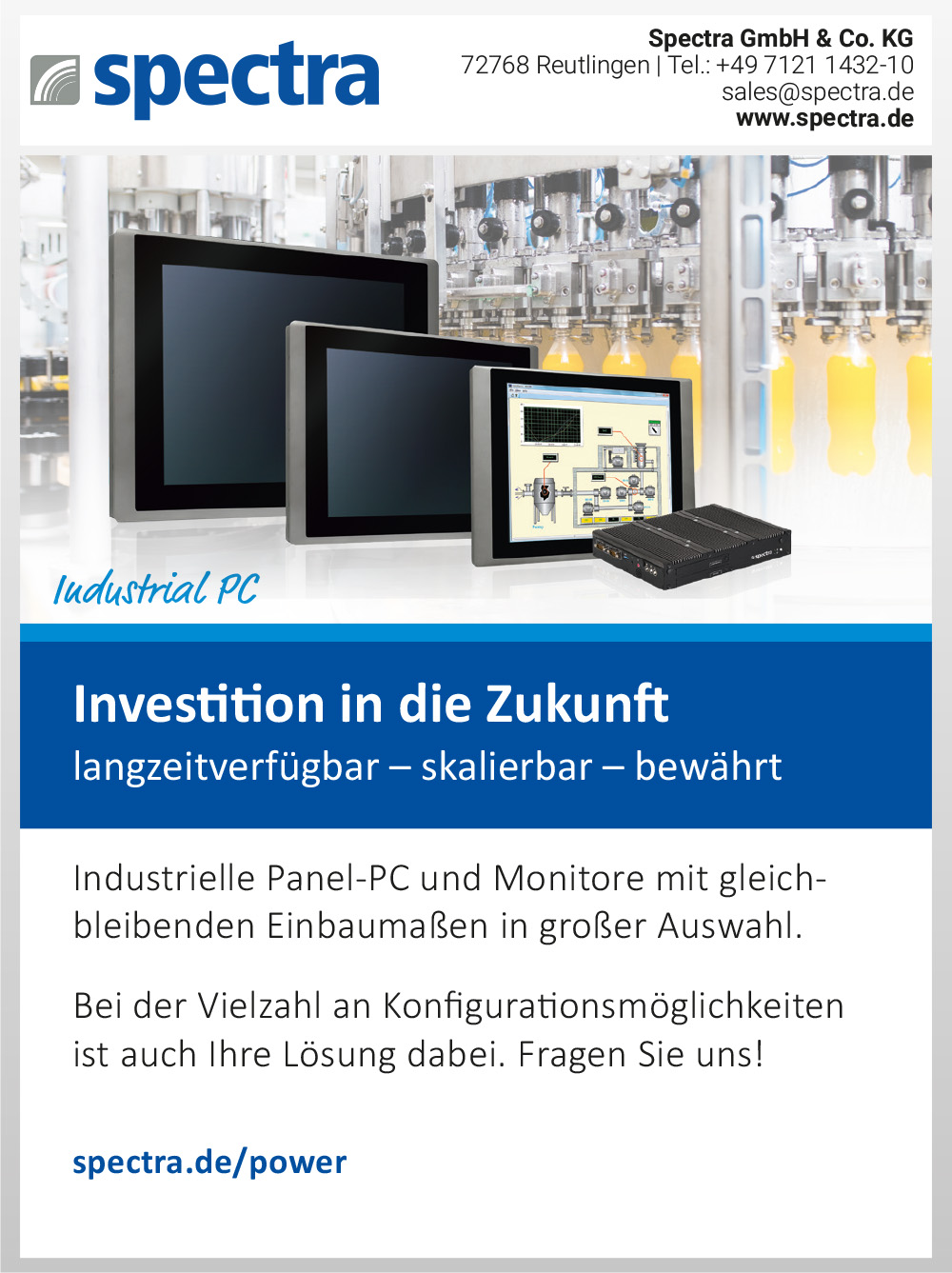 Produktübersicht – Spectra GmbH & Co. KG