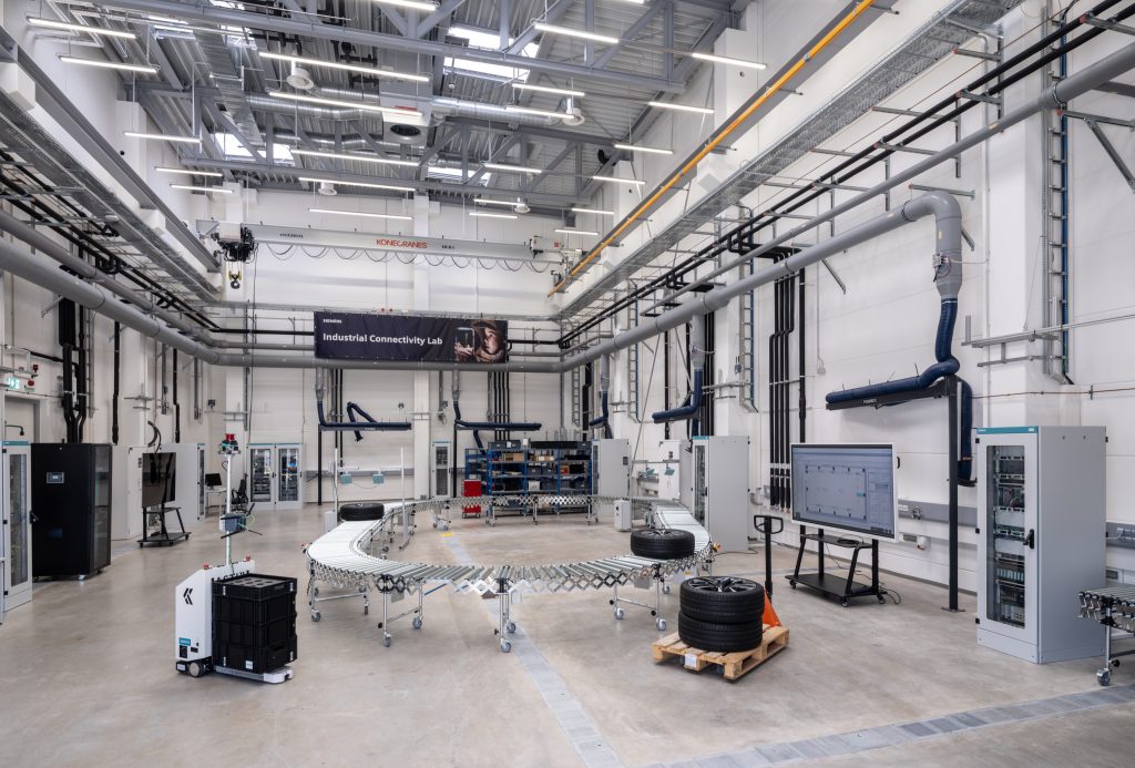 Das Industrial Connectivity Lab in Erlangen zeigt einen Test-Use-Case 