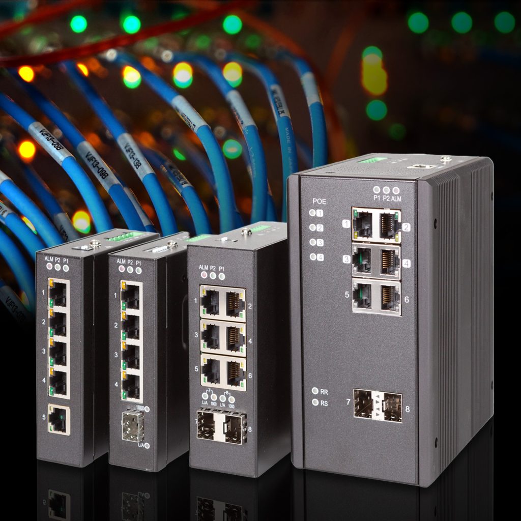  Ob managed oder unmanaged: Professionelle Switches und Router mit redundanter Stromversorgung gibt es von Efco in unzähligen Formen und Ausstattungen. 