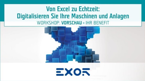 Workshop von Exor über Digitalisierung von Maschinen