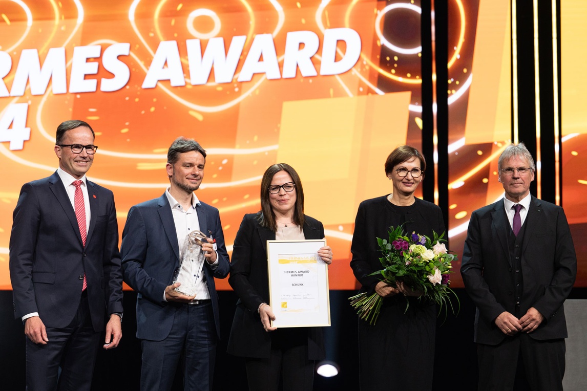 Schunk gewinnt Hermes Award